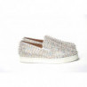 Sneaker piatta da donna barca rotelle bianca Ab/Clear Ab - EU35.5/US5
