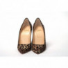 Tacco in cavallino Kate 100 leopardato multi/nero - EU36/US5.5