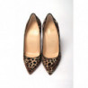 Tacco in cavallino Kate 100 leopardato multi/nero - EU36/US5.5