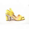 Sandalo Tournikouna 55 in Nappa Citronnade/Nichel - EU36/US5.5