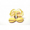 Sandalo Tournikouna 55 in Nappa Citronnade/Nichel - EU36/US5.5
