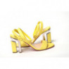 Sandalo Tournikouna 55 in Nappa Citronnade/Nichel - EU36/US5.5