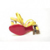 Sandalo Tournikouna 55 in Nappa Citronnade/Nichel - EU35/US4.5