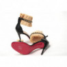 Tacco Poupedou 100 Vitello Nero/Savane Nero/Naturale - EU38/US7.5