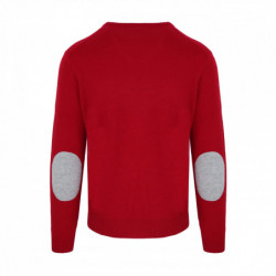 Maglione di lana rossa - 3XL