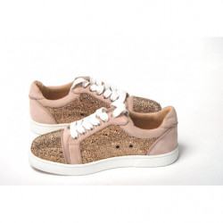 Sneakers Antoinette impreziosite in oro rosa - EU34.5/US4.5