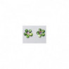 Orecchini "FIORE" - Colore Verde
