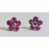 Orecchini "FIORE" - Colore Fucsia