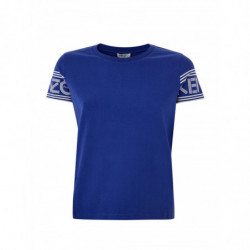 T-shirt viola in cotone con...