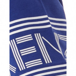 T-shirt viola in cotone con logo a contrasto sulle maniche - XXS