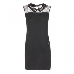Abito in poliestere nero - S
