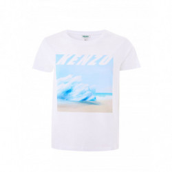 T-shirt in cotone bianco...