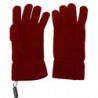 Guanti da uomo con guanti in maglia di cashmere rosso al 100%. - 9-M