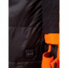 Giacca invernale arancione con gilet senza maniche rimovibile - M
