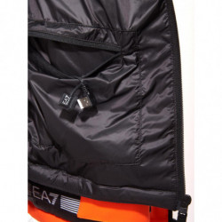 Giacca invernale arancione con gilet senza maniche rimovibile - M