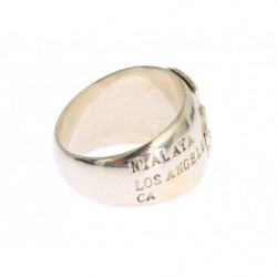 Anello da donna argento sterling 925 croce argento - EU50 - US5