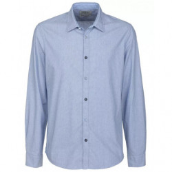 Camicia in cotone blu - S