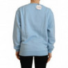 Maglione a maniche lunghe stampato con logo azzurro - IT38-XS