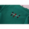 Maglione pullover a maniche lunghe stampato verde - IT38-XS