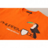 Maglione pullover a maniche lunghe stampato arancione - IT38-XS