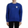 Maglione pullover a maniche lunghe stampato blu - IT38-XS