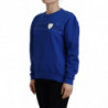 Maglione pullover a maniche lunghe stampato blu - IT38-XS