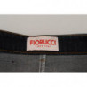 Gonna in denim a taglio tubino a vita media lavato blu scuro - IT40-S