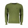 Maglione in cotone verde - XL
