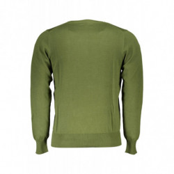 Maglione in cotone verde - XL
