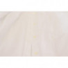 Top formale a maniche lunghe con colletto in cotone bianco - IT44-L