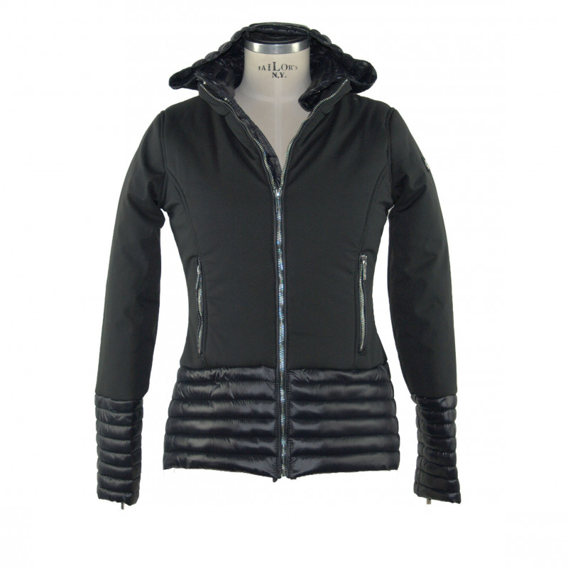 Giacche e cappotto in poliestere nero - L