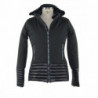 Giacche e cappotto in poliestere nero - L
