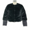 Giacche e cappotto in poliestere nero - L