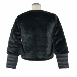 Giacche e cappotto in poliestere nero - L