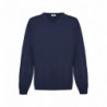 Maglione in cashmere blu - 3XL