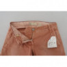 Pantaloni casual da donna slim fit a vita media rosa - IT40-S