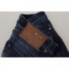 Jeans casual denim da donna slim fit vita bassa cotone blu - W26