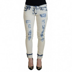 Jeans denim stracciati da...