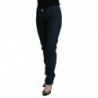 Jeans denim casual da donna a vita bassa skinny in cotone blu - W26