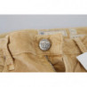 Jeans casual da donna vita bassa velluto coste cotone marrone - W26