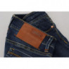 Jeans casual da donna skinny a vita bassa in cotone blu - W26