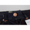 Jeans casual da donna slim fit a vita bassa in cotone blu - W26