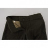 Pantaloni affusolati da donna con gamba verde con lacci - IT40-S