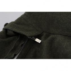 Pantaloni affusolati da donna con gamba verde con lacci - IT40-S