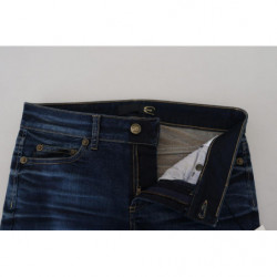 Jeans casual in denim da donna in cotone blu - W26