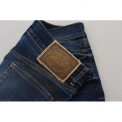 Jeans casual in denim da donna in cotone blu - W26