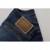 Jeans casual in denim da donna in cotone blu - W26