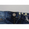 Jeans denim da donna slim fit in cotone lavato blu - W25
