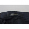 Jeans denim da donna slim fit in cotone nero - W26