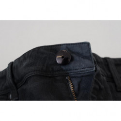 Jeans denim da donna slim fit in cotone nero - W26